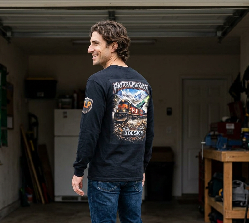 STAY ON TRACK | Vintage Train Graphic Shirt
